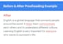 proofread and correct your english text professionally